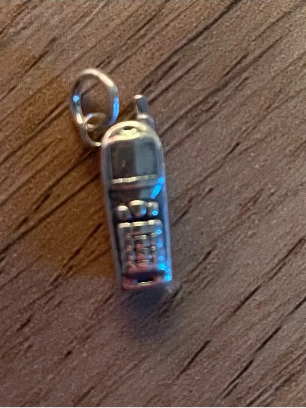 James Avery Silver Cell Phone Charm Pendant